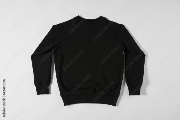 Noir Essentials Crewneck Sweatshirt – Jet Black