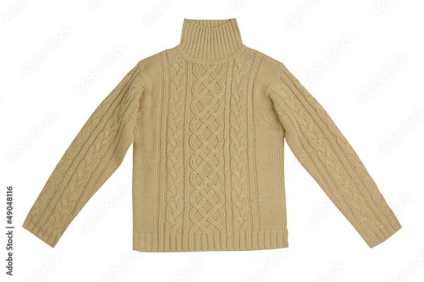 Savanna Cable Knit Turtleneck – Sandstone